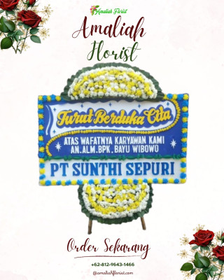 Papan Bunga Duka di Wainitu
